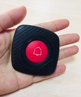 Nouvel Arrivage – Système d'Appel Sans Fil Étanche pour Restaurant à Bon Prix – Bouton d'Appel – Portée du Signal >400m – Plus de 3000 Appels – Fixation Adhésive