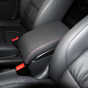 Reposabrazos para Volkswagen Touran, Cubierta de Almacenamiento Central en Microfibra de Cuero Genuino, Modelo 04-15A - Product Image 2