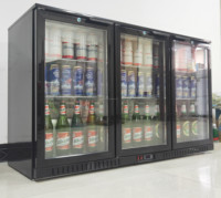 Porte en verre sous le comptoir Mini Bar Réfrigérateur sans givre Réfrigérateur pour hôtels restaurants Équipement de réfrigération intégré