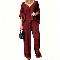 Ensemble jupe et pantalon en toile décontracté pour femmes, respirant, imperméable, manches courtes, col en V, boutons, tenue de bureau d'été