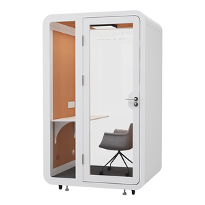Diseño moderno <span class=keywords><strong>Steelcase</strong></span> Marco de acero Oficina móvil Privacidad Teléfono Pod Cabina insonorizada Cubículo para oficina o uso en el hogar - Product Image 1
