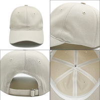 Gorra de béisbol lisa de 6 paneles personalizada de alta calidad con logotipo bordado personalizado profesional para hombres