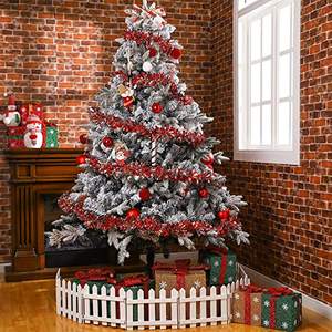 Ghirlanda di Orpelli Natalizi in <span class=keywords><strong>PET</strong></span> Multicolore Opzionale, Decorazione per Albero di Natale, Fornitore di Decorazioni per Feste e Matrimoni - Product Image 3