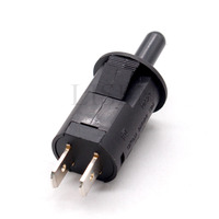 Interrupteurs électriques PBS2-9 12A/250V 2 broches Série KW3 Interrupteur miniature momentané pour porte de réfrigérateur