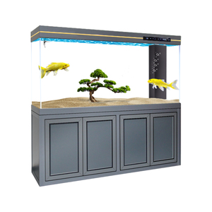 <span class=keywords><strong>Aquarium</strong></span> en verre moderne de 1,2 m, 1,5 m, 1 m, 3 m avec filtre inférieur pour poissons dragons, 600 L, <span class=keywords><strong>eau</strong></span> <span class=keywords><strong>douce</strong></span>/<span class=keywords><strong>eau</strong></span> salée, pour salon - Product Image 4