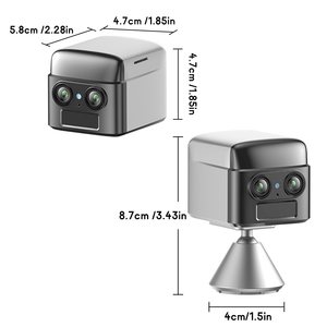 4G LTE ngoài trời an ninh mini CCTV <span class=keywords><strong>Camera</strong></span> với khe cắm Sim năng lượng mặt trời Powered trong nhà/ngoài trời giám sát CMOS cảm biến - Product Image 3
