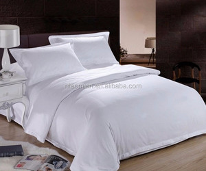 Sábanas blancas, ropa de cama de hotel, 250tc, 300tc, 330tc, fabricante de tela de sábana blanca satinada - Product Image 4
