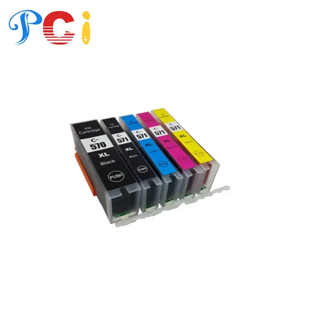 Cartucho de tinta compatível com canon pixma, pgi PGI-570XL PGI-570 pgi570 570 CLI-571XL CLI-571 cli571 571 premium