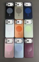 Coque PC givrée personnalisable, design officiel magnétique, peinture métallique, nouvelles couleurs, vente chaude pour iPhone 18 17 16 15 14 13 Pro Max