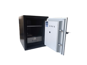 YUNOS YNS-56E Fireproof Safe-High-Security Wall-Mounted Safe with Electronic Code/Key <b>Lock</b> Waterproof Commercial Use - Product Image 2