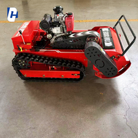 Tondeuse à Gazon sans Fil de Haute Qualité 800 mm Certifiée Longjie, 48 V, Moteur Quatre Temps pour Agriculture, Télécommande sans Fil