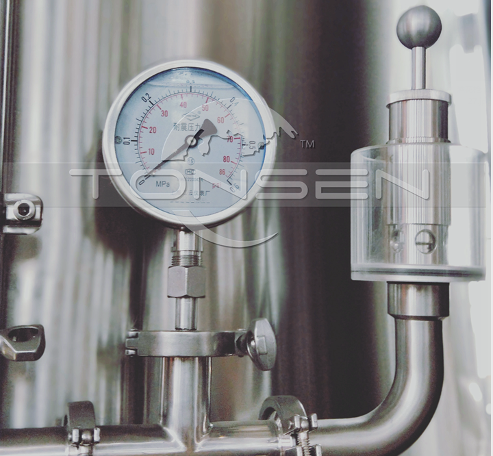 40hl 50hl horizontale cuve de fermentation pour Équipement de brasserie artisanales