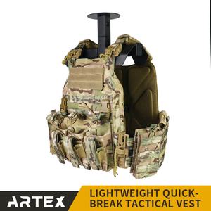 Chaleco Táctico de Camuflaje Molle de Liberación Rápida, Ligero, de Poliéster Oxford, Equipo de Entrenamiento, Portaplacas - Product Image 3