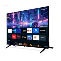 TV LED Pintar Grosir Sistem Operasi Android Dengan Aplikasi Populer, Logo Boot Kustom ODM Pabrik & Casing untuk Hotel & Rumah