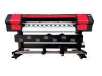 Plotter de 6.6 pies (2m) para Impresión de Vinilo Digital y Pancartas Flexibles, Compatible con Cabezales de Impresión Xp600 e I3200, Tinta Eco Solvente, para Publicidad Interior y Exterior, ROLL-ROLL