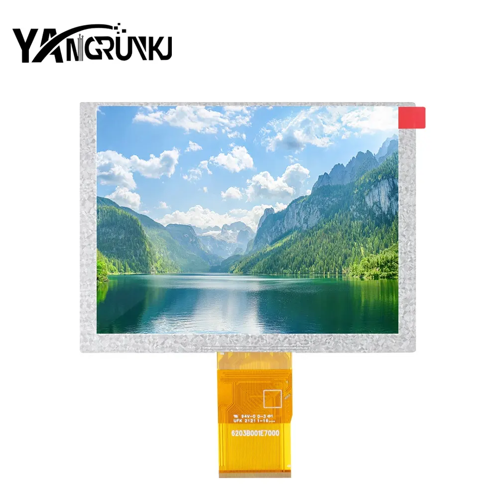 뜨거운 판매 제품 5 인치 RGB LCD 화면 640x480 밝기 250 ZJ050NA-08C TFT lcd 모듈 전문 산업