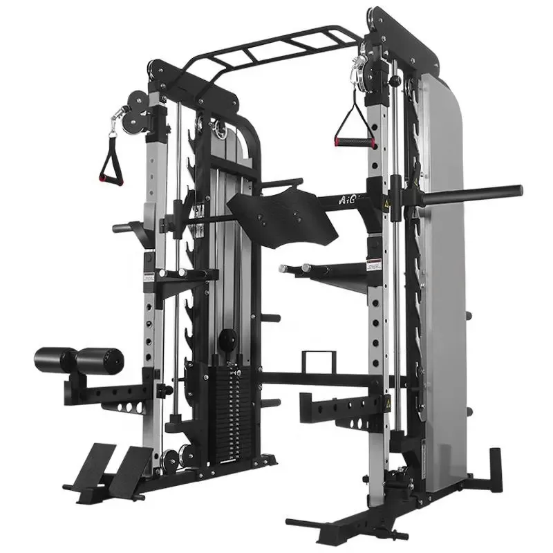 Fitness Equipment In Stock Drop Shipping Power Squat Rack Home Gym Mutli Function Station Smith Machine
