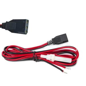 Aangepaste Lengte 50Cm 0.5M Zekering Pvc Draad 2.35 Mm Ronde Vrouwelijke Terminal 3 Pin Socket Draad Harnas Elektronische Cb Radio Voedingskabel - Product Image 4