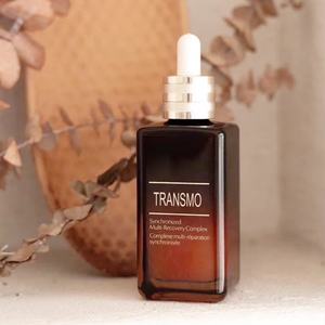 OEM Empty 110ml Square Glass Dropper Serum Oil Bottle Custom Made Skincare Serum Glass Bottle Bottle Manufacturer - Product Image 1