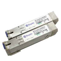Sopto Transceiver GPON ONU SFP 1.5G/2.5G, antarmuka SC 1310nmTx/1490nmRx Kelas B + GPON ONU ONT SFP