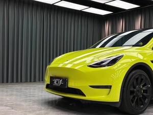<span class=keywords><strong>Vinilo</strong></span> de Alta Calidad con Acabado Cristalino Verde <span class=keywords><strong>Ácido</strong></span> Inozetekusa para Cambio de Color de Autos Tesla - Product Image 4