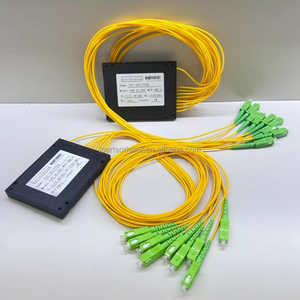 Divisor de Fibra Óptica de Baja Emisión de Humo y Cero Halógenos, Tipo Caja/Cassette, Monomodo SC/APC 1x8 para Redes FTTH PON - Product Image 3