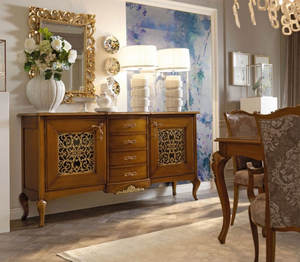 Meubles de salle à manger en bois massif, ensemble de Table américain traditionnel en acajou, Antique - Product Image 4