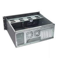 Châssis de contrôle industriel 4U de 19 pouces en stock chez le fabricant, ultra-court, profondeur 350 mm, boîtier de serveur ATX