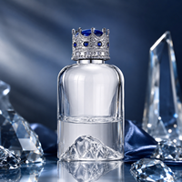 Flacons de parfum en verre transparent de 30 ml avec col serti de 15 mm, vides, avec pulvérisateur à pompe, flacon rechargeable
