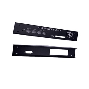 Servicio de Mecanizado CNC Personalizado, Panel de Equipo de Aleación de Aluminio Anodizado en Negro y Piezas de Carcasa Electrónica - Product Image 2