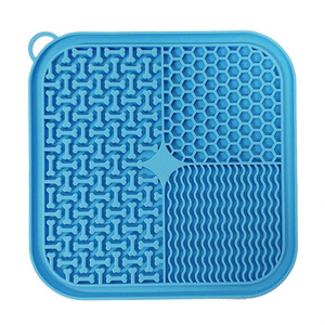 Custom Pet Licking <b>Mat</b> Feeder <b>Cat</b> Dog Lick <b>Mat</b> Eco-friendly Pet Slow Feeder Silicone Lick <b>Mats</b> for Dogs Pet - Product Image 4