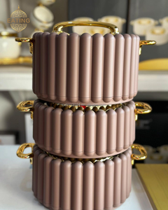 Cena Fiesta Contenedor de comida Ensaladera Accesorios de cocina Ollas de <span class=keywords><strong>sopa</strong></span> Tazón 1.5L + 2L + 2.5L Cazuela aislada Juego de calentador de alimentos - Product Image 6