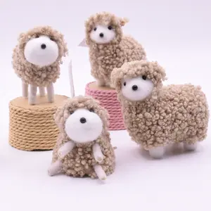 GY BSCI New Design Spring Fabric Sheep Decorations Wholesale Happy Easter Craft