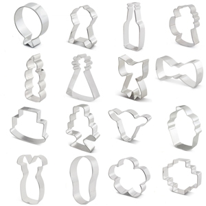 430 acier inoxydable mariage mignon vache visage gâteau support <span class=keywords><strong>emporte</strong></span>-pièce nœud <span class=keywords><strong>papillon</strong></span> <span class=keywords><strong>emporte</strong></span>-pièce - Product Image 2