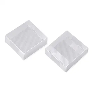 PVC lungo quadrato esterno scatola di imballaggio, trasparente scatola di imballaggio esterna