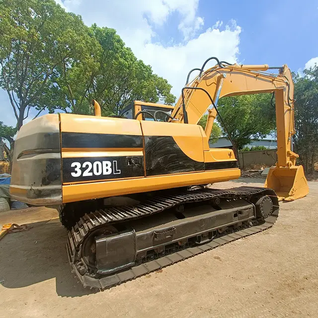 Top fábrica usado caterpillar CAT 320BL rastreador escavadeiras hidráulicas máquina com boa qualidade na venda em shanghai