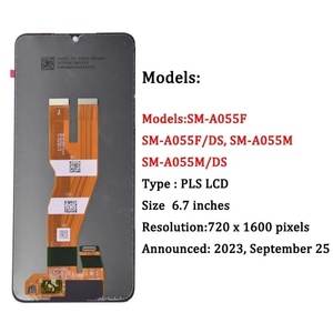 A05 หน้าจอสำหรับ SAMSUNG A05S A057 จอแสดงผล LCD หน้าจอสัมผัสชุดประกอบดิจิไทเซอร์สำหรับซัมซุง A05 A055 พร้อมกรอบจอแสดงผล LCD - Product Image 2