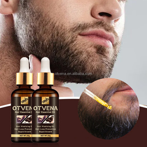 Huile de croissance des cheveux OTVENA, favorise la <span class=keywords><strong>repousse</strong></span> de la barbe, des <span class=keywords><strong>sourcils</strong></span> et des poils du corps, nourrit les pointes sèches et abîmées - Product Image 1