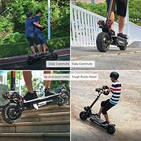 Almacén EE. UU. UE Envío gratis Alta velocidad 80 KM/H 60V 5600W 11 pulgadas Neumáticos todoterreno Ciudad plegable Montaña Adultos Scooter eléctrico