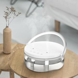 เครื่องเพิ่มความชื้นในอากาศพลาสติกอเนกประสงค์แบบพกพา พอร์ต USB คู่ ความจุ 1.2 ลิตร พร้อมไฟกลางคืน ฟังก์ชั่นตั้งเวลา ใช้งานในบ้าน ไร้สาย ขายส่งจากโรงงาน - Product Image 5