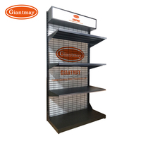 Supermarkt Regalst änder Shop Grid Mesh Stand mit Light Box Heavy Duty