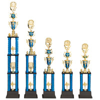 Grande Colonne Économique Personnalisée en Plastique, Trophée de Boxe, Arts Martiaux, Taekwondo, Karaté pour Récompenses Sportives Champions