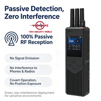 Dispositif de détection de drones Vodasafe IP54 étanche avec batterie de 6 heures et scanner de signal UAV à charge rapide Type-C longue autonomie