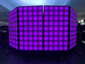 Lumière matricielle numérique LED 400W, flash multimédia, <span class=keywords><strong>RGB</strong></span>, couleur pleine, panneaux de cabine DJ, rideau d'affichage, façade, contrôle DMX512, indice de protection IP33 - Product Image 6