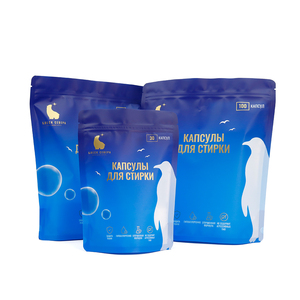 2025 tùy chỉnh bao bì túi cho giặt chất tẩy rửa Pods Hot Bán đứng lên dây kéo Pouch với an ninh nhiều lớp màng nhựa - Product Image 1