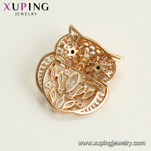 Broches - 542 xuping Nouveau prix <span class=keywords><strong>de</strong></span> gros élégant avec beaucoup <span class=keywords><strong>de</strong></span> zircon, <span class=keywords><strong>broche</strong></span> mignonne en forme <span class=keywords><strong>de</strong></span> hibou, bijoux pour femmes - Product Image 5