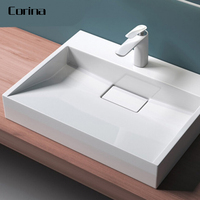 Sanitaires Nouvelle conception Lavabo mural automatique pour salle de bain