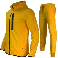 Survêtements de sport décontractés pour hommes avec logo personnalisé OEM, en tissu tricoté extensible à séchage rapide (Spandex/Polyester), dernière mode