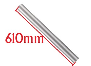 Tubo Central de Aluminio Personalizable de 76x610 mm para <span class=keywords><strong>Base</strong></span> de Mesa de Exterior, Disponible en Varios Tamaños - Product Image 5