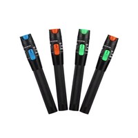 Localisateur Visuel de Défauts 10/20/30mW 650nm, Stylo Source de Lumière Rouge Portable pour Fibre Optique, Testeur de Fibre avec Interface Universelle 2.5mm FC/SC/ST